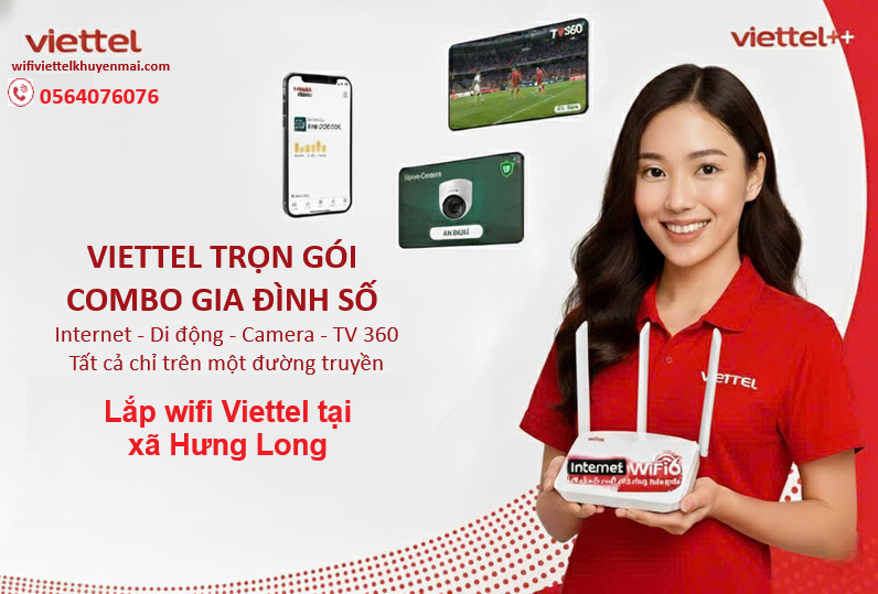 lắp wifi Viettel xã Hưng Long ngay hôm nay