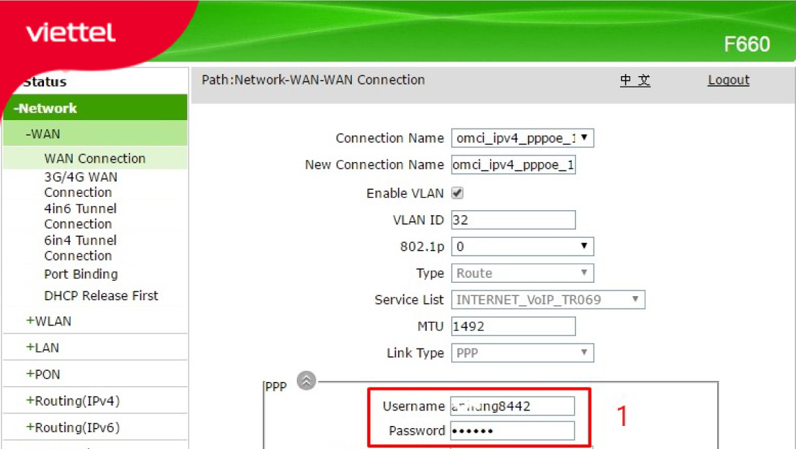 sơ lược cấu hình modem Viettel