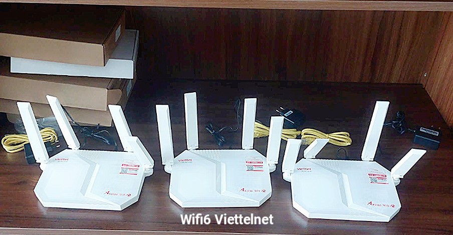 trang bị modem wifi 6 khi lắp wifi Viettel tại huyện Vĩnh Thuận