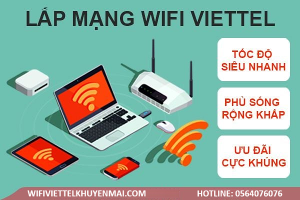 lắp mạng wifi Viettel quận Hồng Bàng siêu tốc độ truy cập
