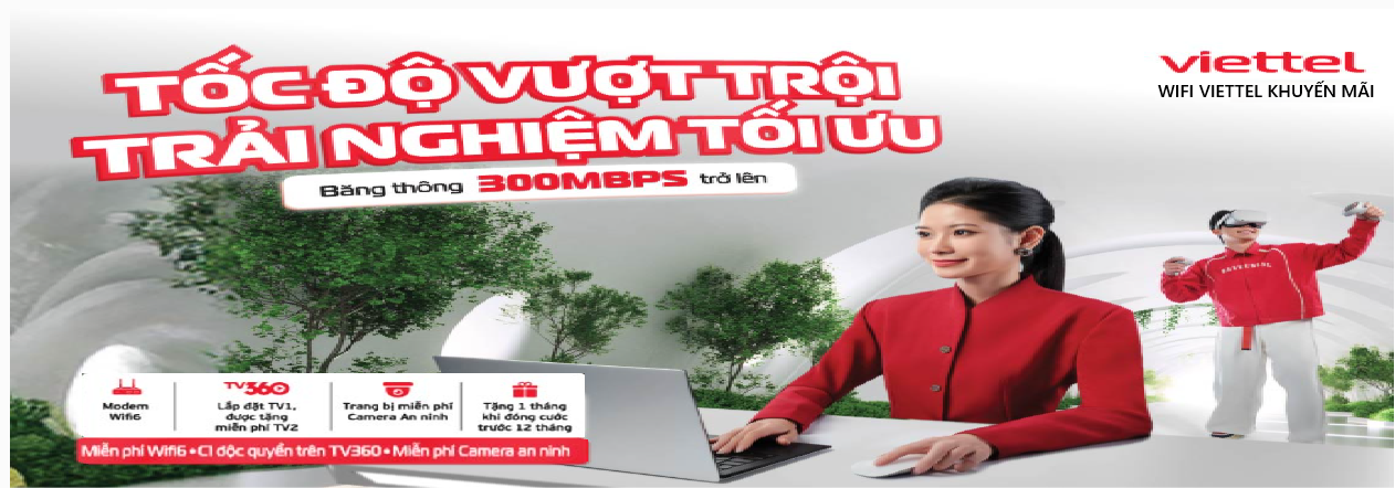 Lắp internet Viettel huyện Minh Hóa trải nghiệm tối ưu